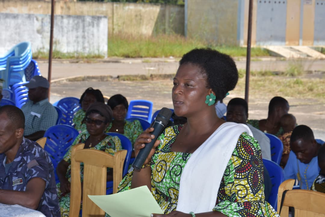 Sensibilisation et remerciement des participants à la célébration